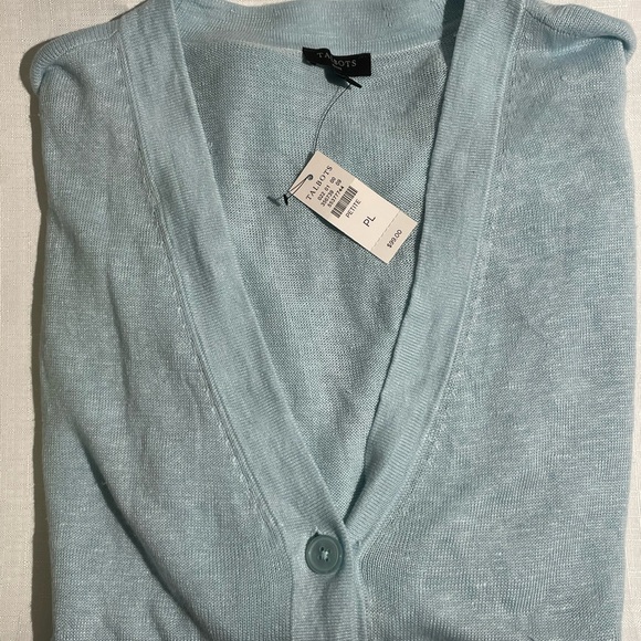 Talbots Light Blue Women's Cardigan - Picture 2 of 2